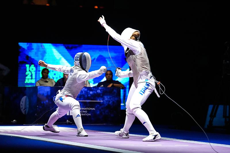Grafika programu „Szermierka: Mistrzostwa świata - Hongkong 2026 - 1. dzień”