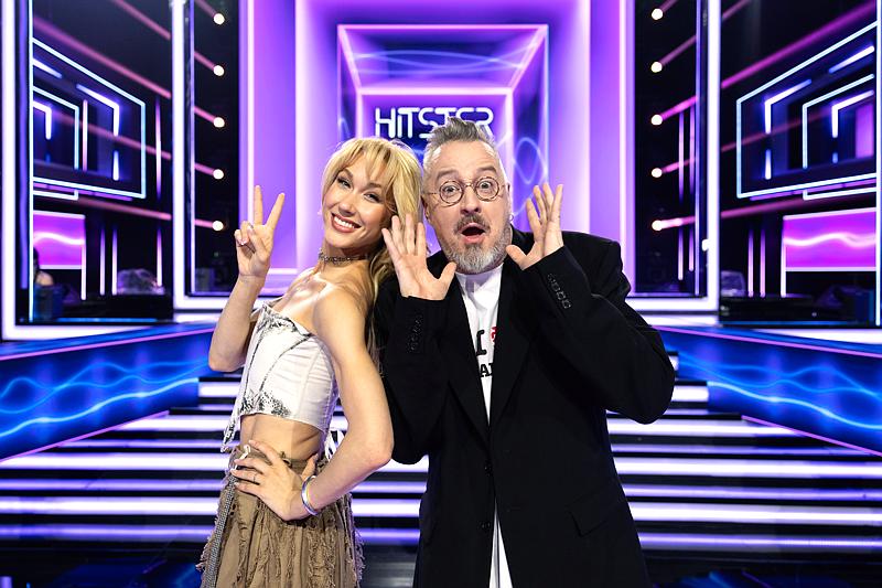 Grafika programu „Hitster. Muzyczna gra przebojów”